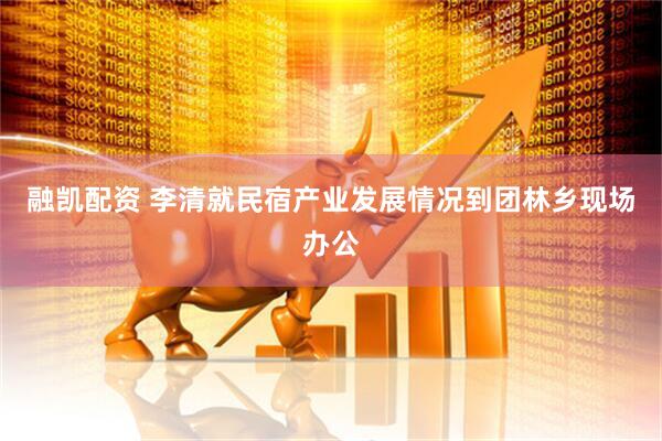 融凯配资 李清就民宿产业发展情况到团林乡现场办公
