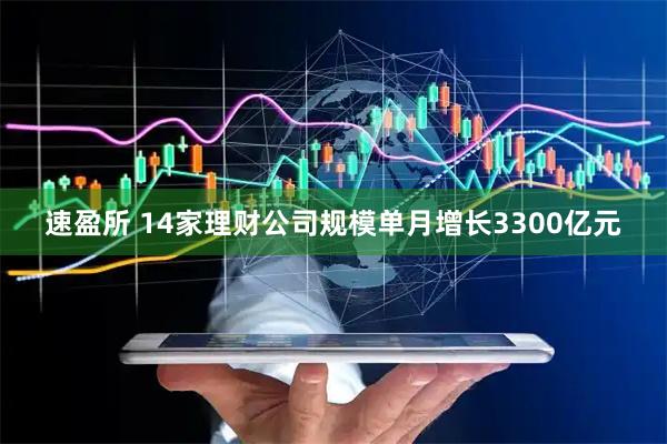 速盈所 14家理财公司规模单月增长3300亿元