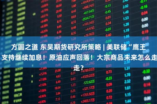 方圆之道 东吴期货研究所策略 | 美联储“鹰王”支持继续加息！原油应声回落！大宗商品未来怎么走？