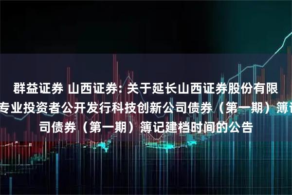群益证券 山西证券: 关于延长山西证券股份有限公司2025年面向专业投资者公开发行科技创新公司债券（第一期）簿记建档时间的公告