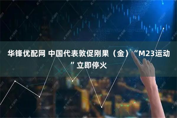华锋优配网 中国代表敦促刚果（金）“M23运动”立即停火
